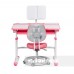 Комплект для девочки растущая парта Cubby Fressia Pink + эргономичное кресло FunDesk Pratico Pink