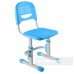 Комплект регулируемая парта  по высоте и наклону FunDesk Volare Blue+Детский стул FunDesk SST3 Blue