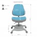 Комплект парта FunDesk Colore Grey + эргономичное кресло FunDesk Agosto Green