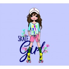 Картина по номерам Rainbow Art Skate Girl 35х45см