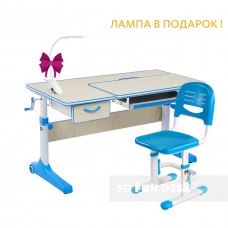 Комплект парта для школьников Cubby Imparare Blue + детский стул FunDesk SST3 Blue