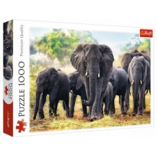Пазл Trefl Африканские слоны 1000 элементов 10442