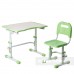 Комплект парта + стул трансформеры Vivo II Green FUNDESK