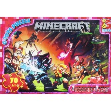 Пазл G-toys Minecraft 70 элементов