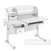 Комплект стол-трансформер  Sognare Grey + ортопедическое кресло Bravo Green FunDesk