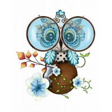 Картина по номерам Rainbow Art Cute Owl 35х45см