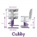 Растущая детская парта со стульчиком Cubby Lupin Purple