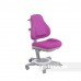 Универсальный комплект для ребенка парта  FunDesk Amare Grey II + oртопедическое кресло FunDesk Bravo Purple