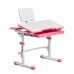 Комплект для девочки растущая парта Cubby Fressia Pink + компьютерное кресло FunDesk LST3 Grey