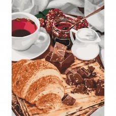 Картина по номерам Идейка Французский завтрак 40x50 KHO5573