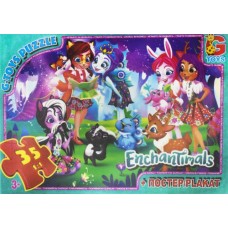 Пазл G-toys из серии Enchantimals 35 эл EA200