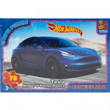 Пазл G-toys Hot Wheels 70 эл FW731