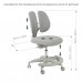 Детский комплект стол-трансформер FunDesk Libro Grey + ортопедическое кресло FunDesk Primo Grey