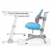 Комплект для мальчика стол-трансформер FunDesk Invito Grey + эргономичное кресло FunDesk Inizio Blue