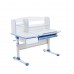 Комплект парта для школьников Cubby Rimu Blue + детский стул FunDesk LST3 Blue-Grey