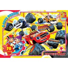 Пазл G-toys Blaze 70 элементов