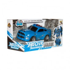Машина-трансформер Nosup Mecha: Машина синий со звуком и светом