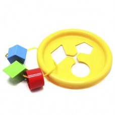 Игрушка рзвивающая Логическое кольцо 5 ел (желтая)