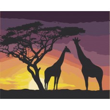 Картина по номерам Art Craft Африка перед сном 40x50 см 11619-AC