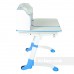 Комплект для школьника парта FunDesk Amare II Blue + oртопедическое кресло FunDesk Delizia Blue