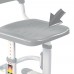 Комплект-трансформер Fundesk парта Colore Grey + детский стул FunDesk SST3 Grey