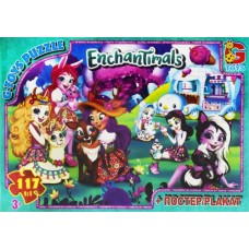 Пазл G-toys из серии Enchantimals 117 эл EA205