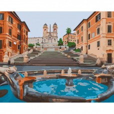 Картина по номерам Art Craft Площадь Испании в Риме 11228-AC 40x50 см