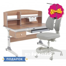 Комплект парта Cubby Tulipa Grey+подростковое кресло FunDesk Primo Grey